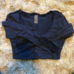 Free People Button Henley
